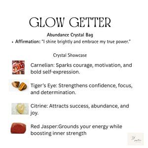 Glow Getter -Confidence Travel Crystal Bag